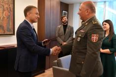 Minister Stefanović presents certificates of appreciation for success at Army of Culture contest