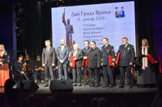 Priznanje Grada Vranja za Umetnički ansambl  „Stanislav Binički“