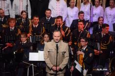 Ансамбл „Бинички” и Хор МО и ВС на концерту у Бијељини