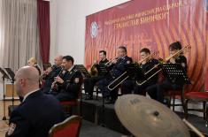 Заједнички концерт УA „Станислав Бинички“ и британског војног оркестра