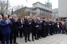 Memorial Plaque Unveiled in Memory of the Russian Alexandrov Ensemble