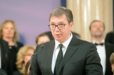 Predsednik Aleksandar Vučić odlikovao UA MO "Stanislav Binički"